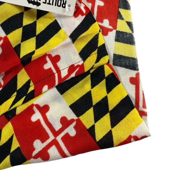 Maryland State Flag Infinity Scarf Terrapins New With Tags NWT Route One Apparel - Picture 4 of 10